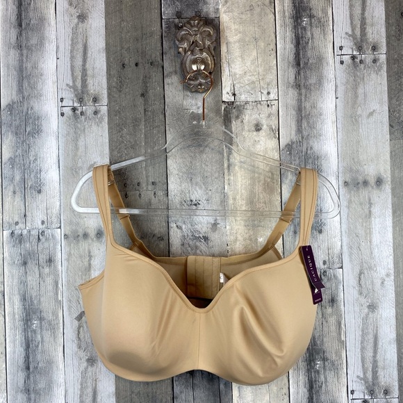 NWT Cacique Everyday Soultion Smooth Balconette Bra in Nude Size 42G. - Picture 1 of 8